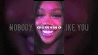 Sza  Nobody gets me❤️‍🔥 sza rnb music hiphop [upl. by Eenehs]