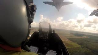 Baltic Air Policing 14 FlyBy Formation Lithuania [upl. by Buskus339]