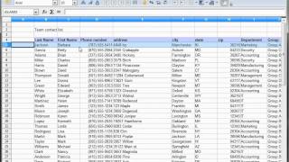 12 Libre Office  Calc Open Office  Calc Excel Tutorial  Freeze Filter and Split [upl. by Mayman]