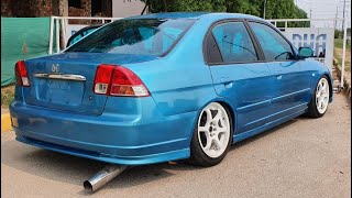 Honda Civic 2002 Restored and Modified  Detailed Review with Modification Cost [upl. by Dygall]