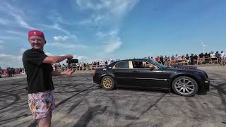 Chrysler 300 srt8 drifting at racewarz 2024 [upl. by Odysseus293]