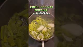 Como Cocinar Nopales  Shorts [upl. by Khalin]