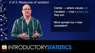 Introductory Statistics  Chapter 3 Measuring data [upl. by Sayre781]