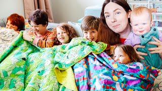 MOVIE NIGHT ROUTINE  Mum of 8 w Twins  Triplets [upl. by Kisung]