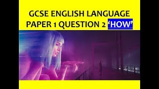 GCSE English Language Paper 1 Q2 the language question DOG [upl. by Idnis]