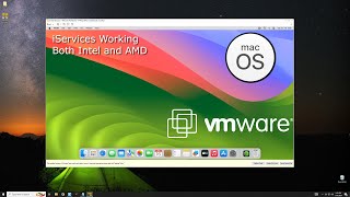 How to Install macOS Sonoma on Vmware on Windows PC  Intel and AMD iServices Working [upl. by Symon]