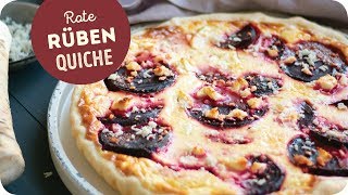 Einfach amp schnell RoteRüben Quiche [upl. by Sophy]