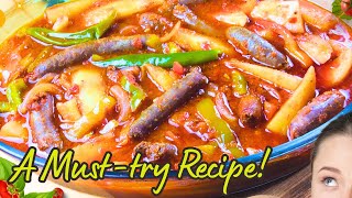 Delicious Potato and Sausage Casserole  A Musttry Recipe [upl. by Oicor]