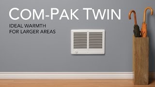 Cadet ComPak Twin electric wall heater  Cadet Heat [upl. by Eyk]