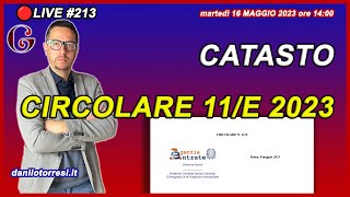 CATASTO Circolare 11E del 2023 Pregeo e Docfa per frazionare enti urbani 🔴213 [upl. by Ligetti]