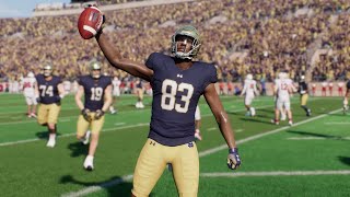 Notre Dame vs Miami Ohio  NCAA Football 92124 Full Game Highlights College Football 25 Sim [upl. by Rahal]