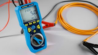 PAN KLM30R  Cable length meter and milliohmmeter 015  240mm² for single and multipole conductors [upl. by Mercer]