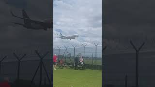 Jet2 landing at Manchester Airport aviation planespotting planespotter jet2holidays fypシ゚viral [upl. by Deach]