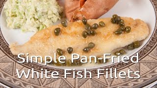 Pan Fried White Fish Fillets Med Diet Episode 54 [upl. by Ruhtua]