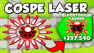 NOVO COSPE TACHINHA MAS ESSE COSPE LASERS GIGANTES NO BLOONS TD 6 KKKKK [upl. by Mercie]