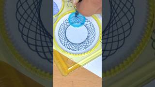 ⚫ Amazing spirograph design  How many rotations⭕ spirograph blissblendcreations satisfying art [upl. by Ennaeirb]