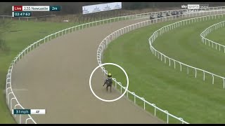 Unbelievable horse race at Newcastle 😮 [upl. by Anertac]