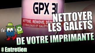 Nettoyer les galets dune imprimante [upl. by Okwu]