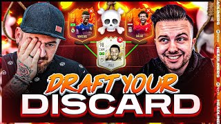 Er geht mit 600K ins DRAFT YOUR DISCARD🤣💀 vs PLEITE Brother 🔥 FIFA 22 [upl. by Tyika966]