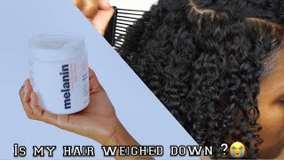 Does MELANIN HAIR CARE Work on FINE Hair Strands  Twist Out on Natural 3c Hair [upl. by Mhoj688]