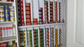 Rotating canned food system  diy [upl. by Farant]