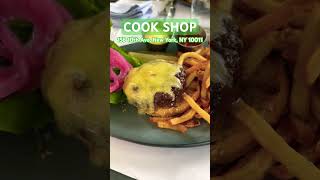 Dive into Deliciousness The Cookshop Burger in Manhattan [upl. by Nairb]