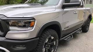 2019 Ram Rebel NFab Nerf Bar install and review [upl. by Sirdna]