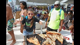 Lobsterfest Celebration Caye Caulker Belize [upl. by Maryrose]