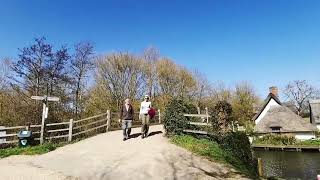 Monday 29th March 2021 Flatford Mill amp Willy Lots Cottage Pit stop on our circular walk from Dedham [upl. by Theurer409]