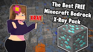 The BEST Minecraft Bedrock XRay Pack  Works on ANY ServerRealm [upl. by Enilrae]