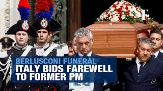 Italy bids farewell to former PM Berlusconi [upl. by Elyssa]