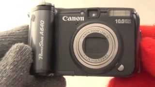 Canon A640 Has problems aug10 SOLD [upl. by Andee]