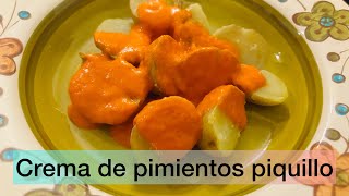 Crema de pimientos piquillo  Monchita Cocina [upl. by Yeltrab]