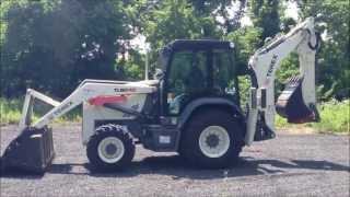 Terex LoaderBackhoe TLB840 Demo [upl. by Slayton]