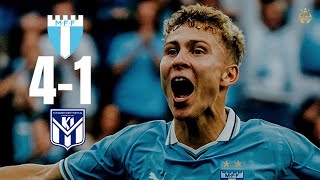 malmö ff vs kÍ klaksvík  41  HIGHLIGHTS  ucl qualification 202425  mff vs kÍ klaksvík MFFKIK [upl. by Kaliope]