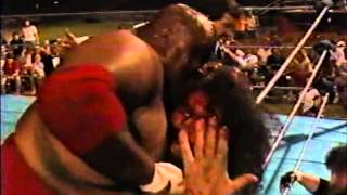 NWF Main Event  Bruiser Brody vs Abdullah the Butcher [upl. by Lesiram106]