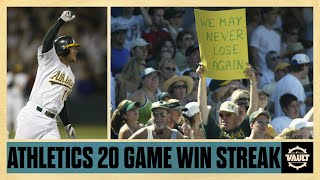 Relive one of the best win streaks in sports history The Oakland As 20 game win streak in 2002 [upl. by Whitten756]