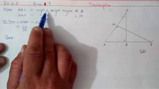 Chapter6 Ex63 Q78910 Triangles  Ncert Maths Class 10  Cbse [upl. by Eiboh]