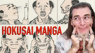 HOKUSAI INVENTÓ el MANGA El origen del CÓMIC Arte [upl. by Donni]