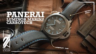 Panerai Luminor Marina Carbotech 44mm HandsOn Review [upl. by Bocaj]