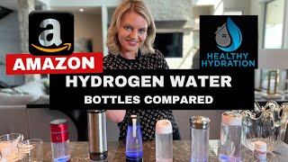 What Hydrogen Water Bottle is Best  Amazon Hydrogen Bottle Compared [upl. by Macri425]