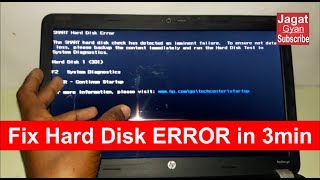 The SMART Hard disk check has detected an imminent failure To ensure not data loss please backup [upl. by Eivets896]