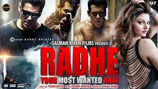 NEW HINDI ACTION MOVIE  RADHE YOUR MOST WANTED BHAI 2021 SALMAN KHAN DISHA PATANI [upl. by Wobniar]