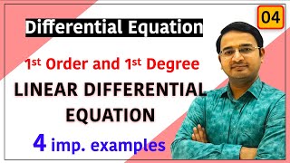 Linear Differential Equation Differential Equation of first Order and first Degree [upl. by Gora]