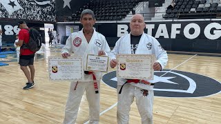 Mestre Carlson Gracie Jr e Marcelo Alonso na graduação para a Faixa Coral [upl. by Ram499]