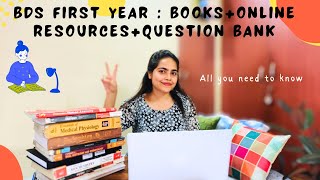 BDS First Year  Which books to study  Online Resources  Tips and Tricks  All you need to Know [upl. by Assiran]