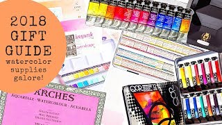 2018 Holiday Gift Guide Watercolors Galore [upl. by Alcine535]