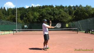 How To Improve A Top Spin Tennis Serve [upl. by Adnama996]