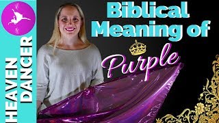 The Meaning of Prophetic Worship Flag Colors  PURPLE [upl. by Eilyah132]