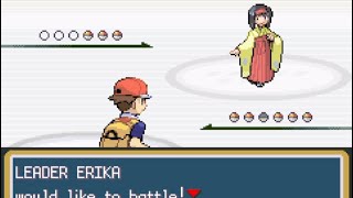 Pokemon Fire Red Walkthrough 2024 Part 17 Gym Leader Erika amp The Rainbow Badge  Charizard Evo [upl. by Anide164]